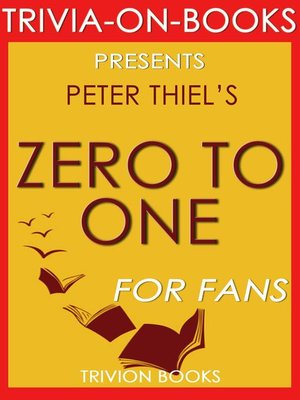cover image of Zero to One
